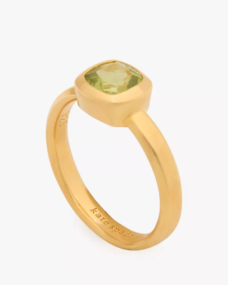 Kate Spade Fine Time To Shine Gem Ring