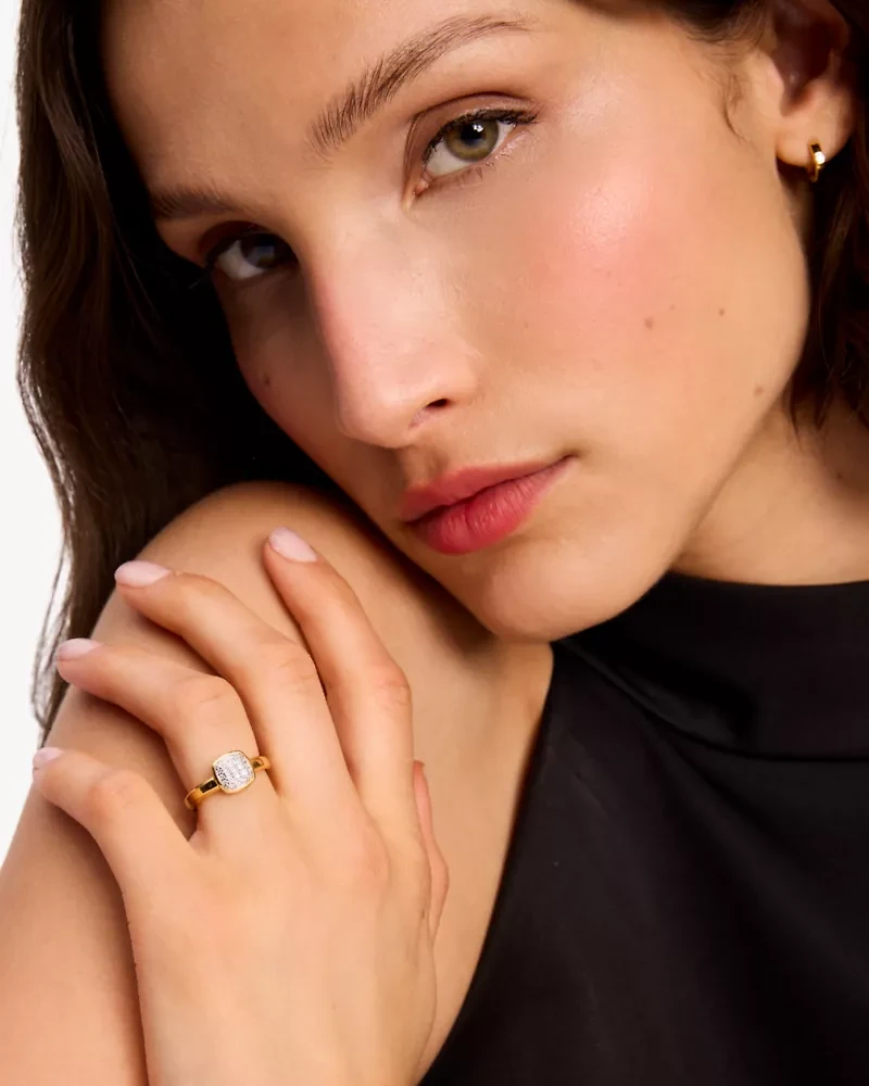 Kate Spade Fine Time To Shine Pavé Diamond Ring