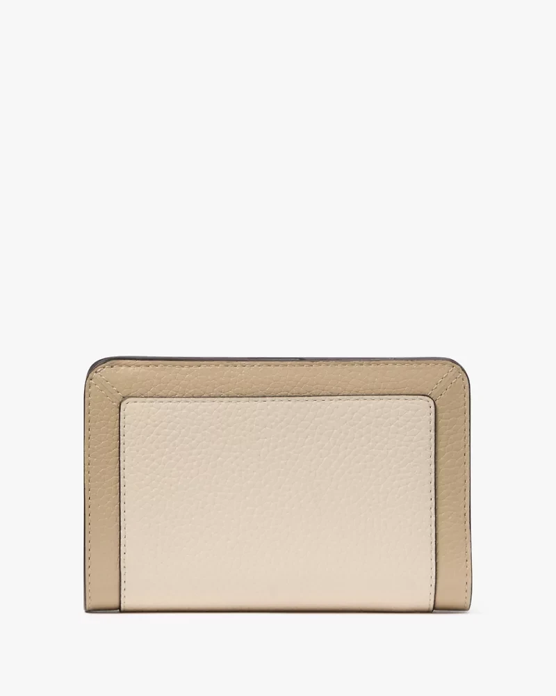 Lena Colorblock Medium Compact Bifold Wallet