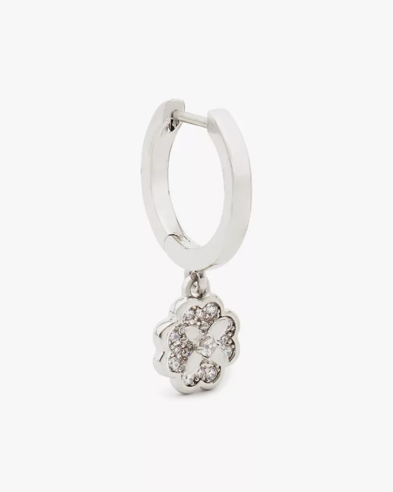 Heritage Bloom Huggie Drop Earrings