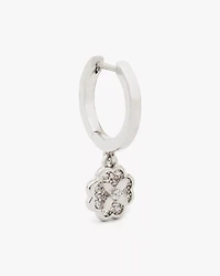 Heritage Bloom Huggie Drop Earrings