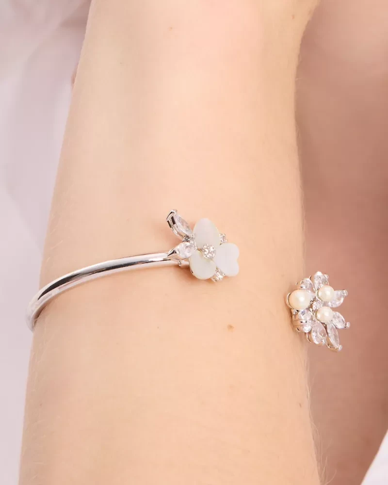 Precious Pansy Flex Cuff
