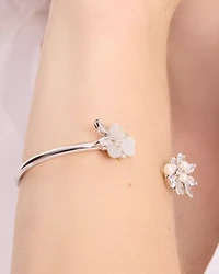 Precious Pansy Flex Cuff