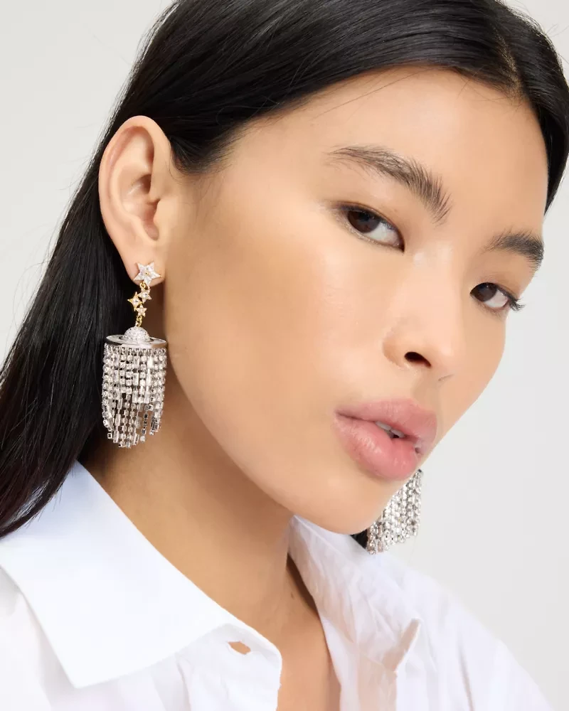Space Cadet Fringe Earrings