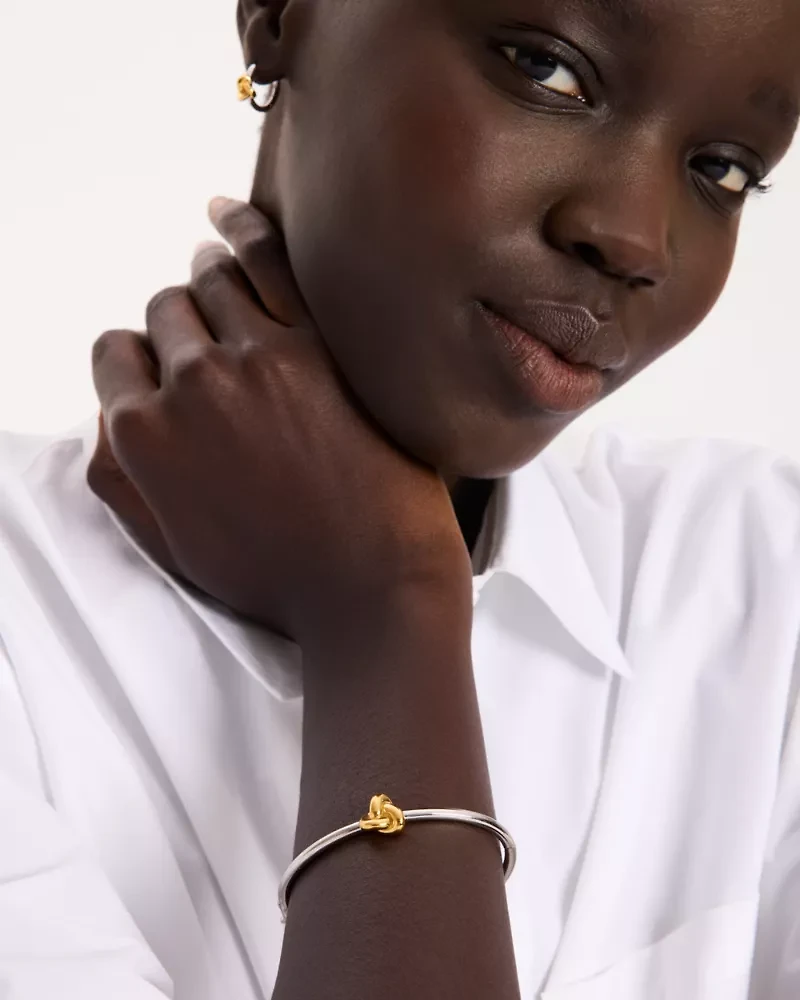 Double Knot Hinged Bangle