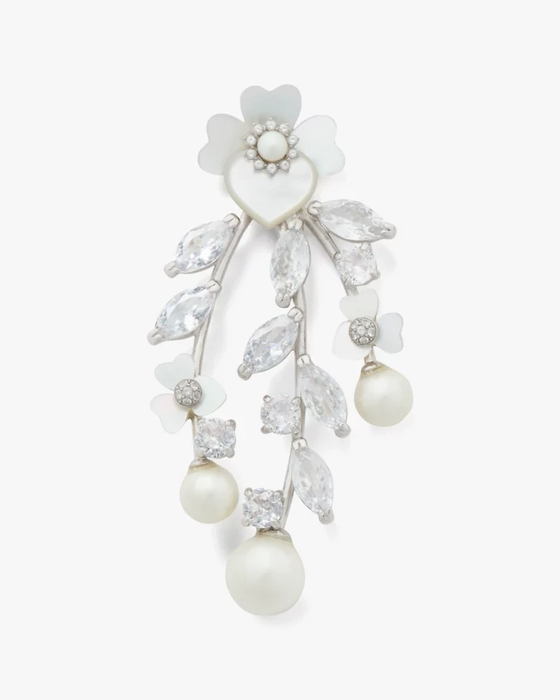 Precious Pansy Chandelier Earrings