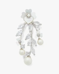 Precious Pansy Chandelier Earrings