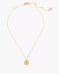 The Color Spark Collection Green Joy Medallion Necklace
