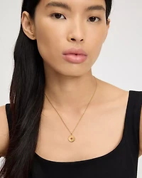 The Color Spark Collection Red Strength Medallion Necklace