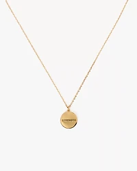 The Color Spark Collection Red Strength Medallion Necklace