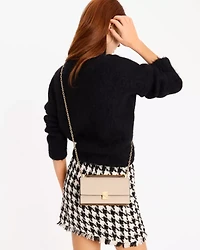 Deco Colorblocked Mini Flap Chain Crossbody