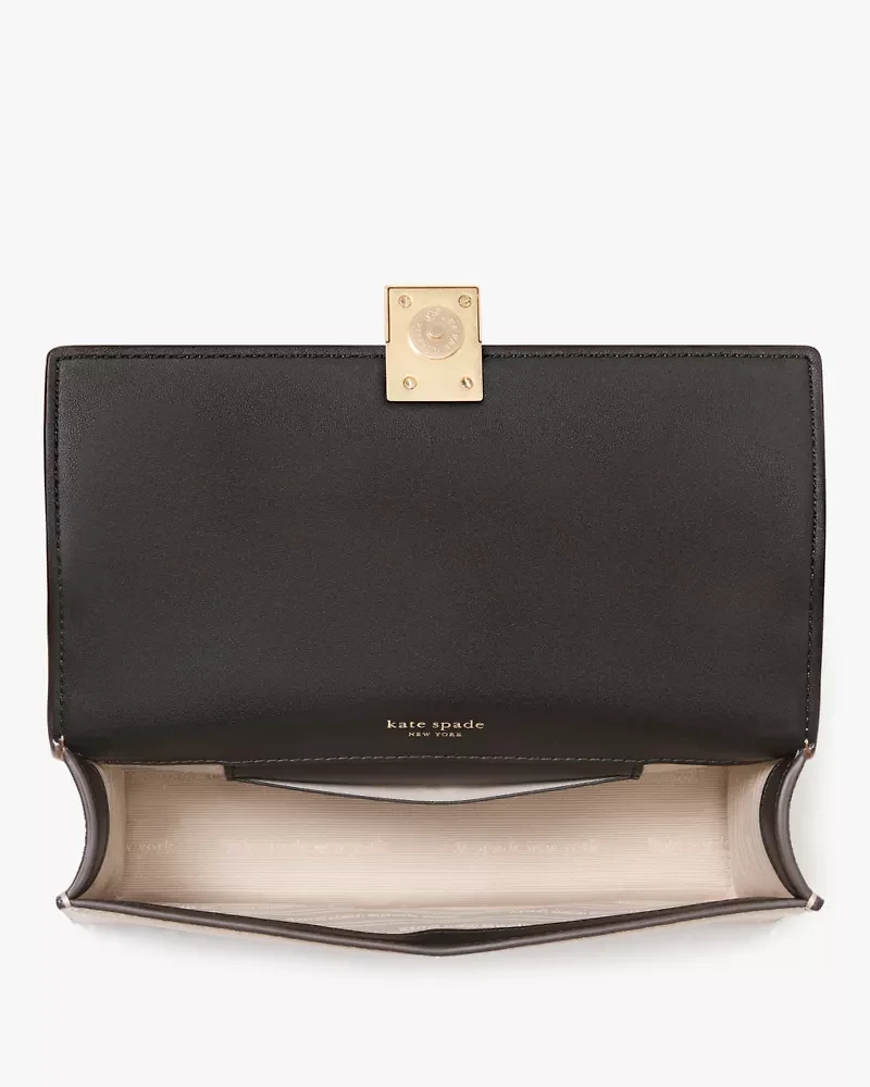 Deco Colorblocked Mini Flap Chain Crossbody