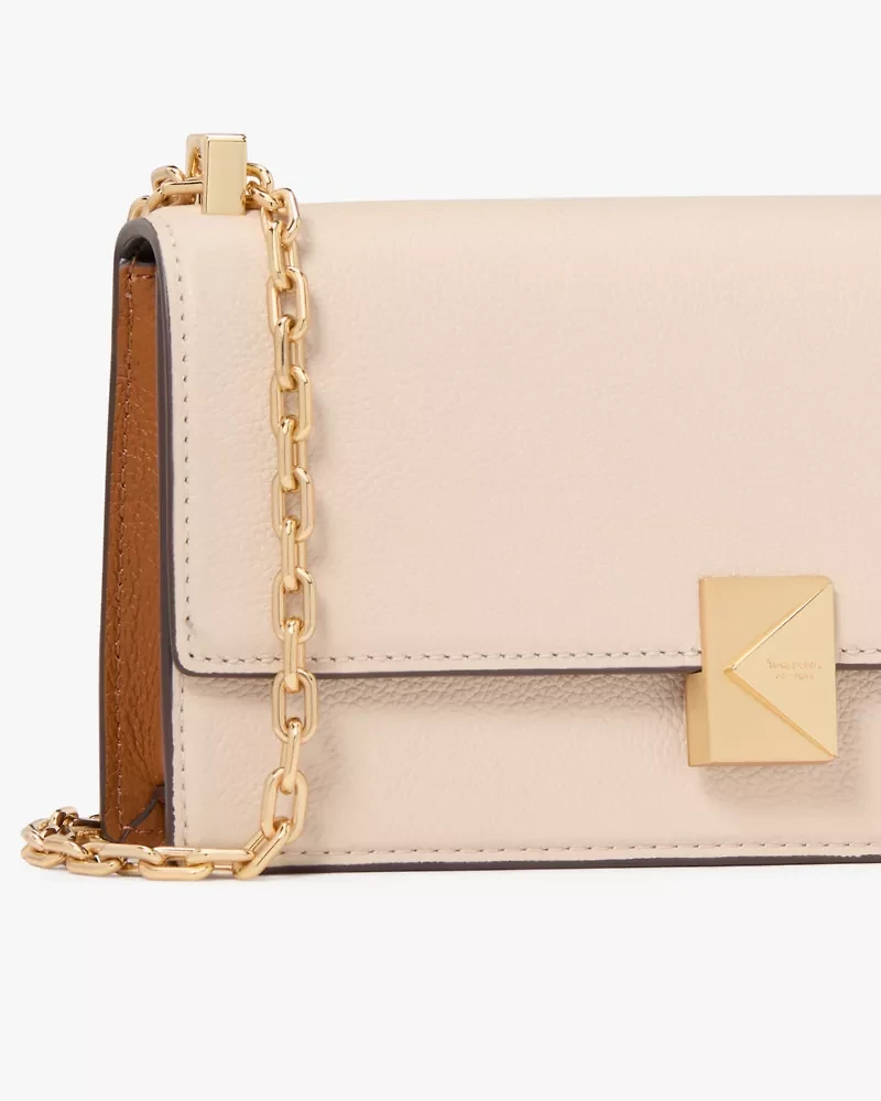 Deco Colorblocked Mini Flap Chain Crossbody