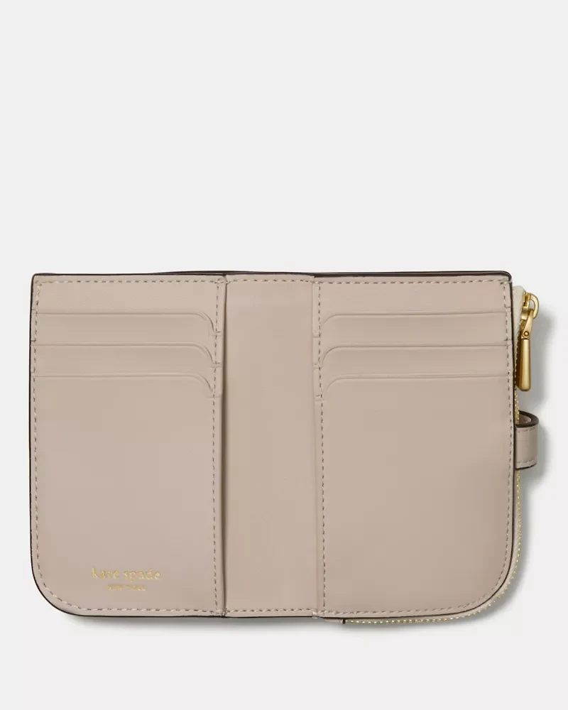 Deco Colorblocked Small Compact Wallet