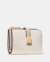 Deco Colorblocked Small Compact Wallet