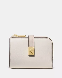 Deco Colorblocked Small Compact Wallet