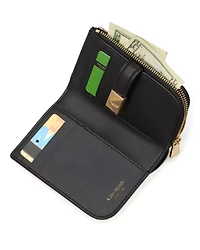 Deco Colorblocked Small Compact Wallet