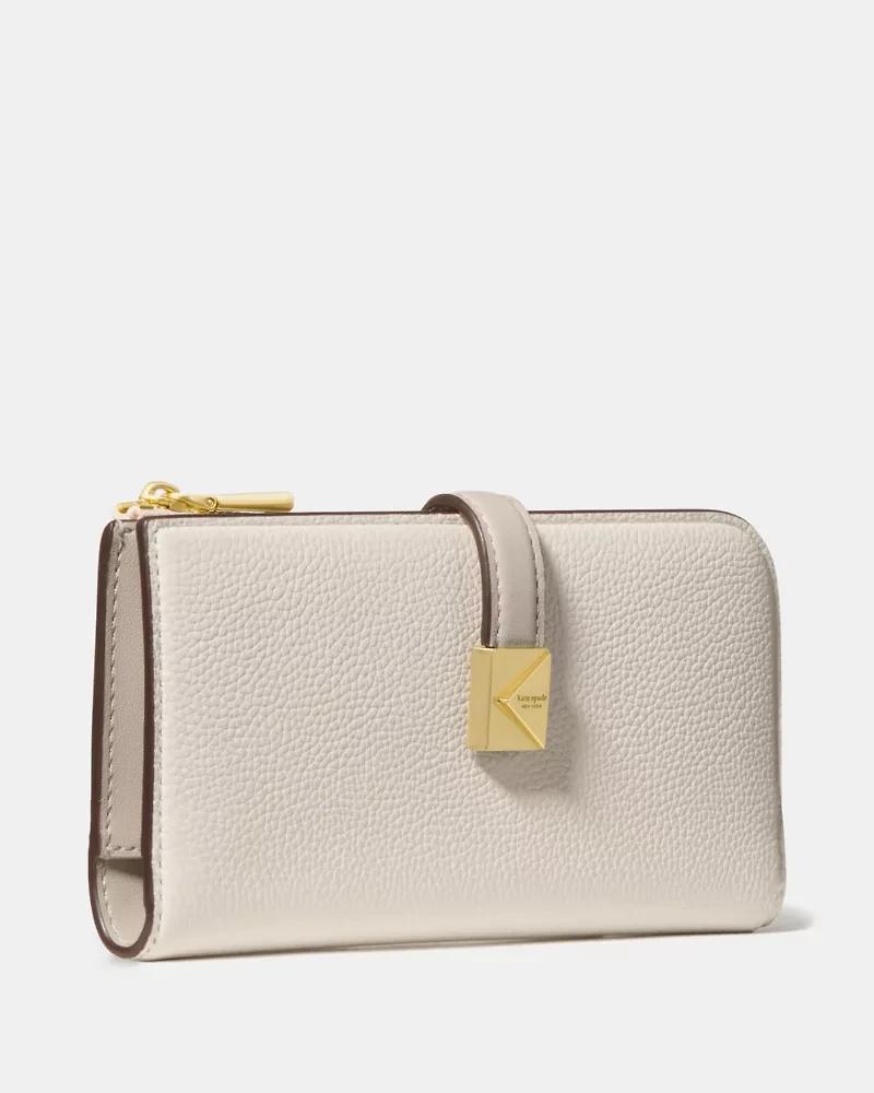 Deco Colorblocked Zip Slim Wallet