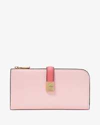 Deco Colorblocked Zip Slim Wallet