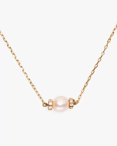 Kate Spade Fine Meant To Be Pearl & Diamond Pendant
