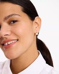 Kate Spade Fine Meant To Be Pearl & Diamond Huggies