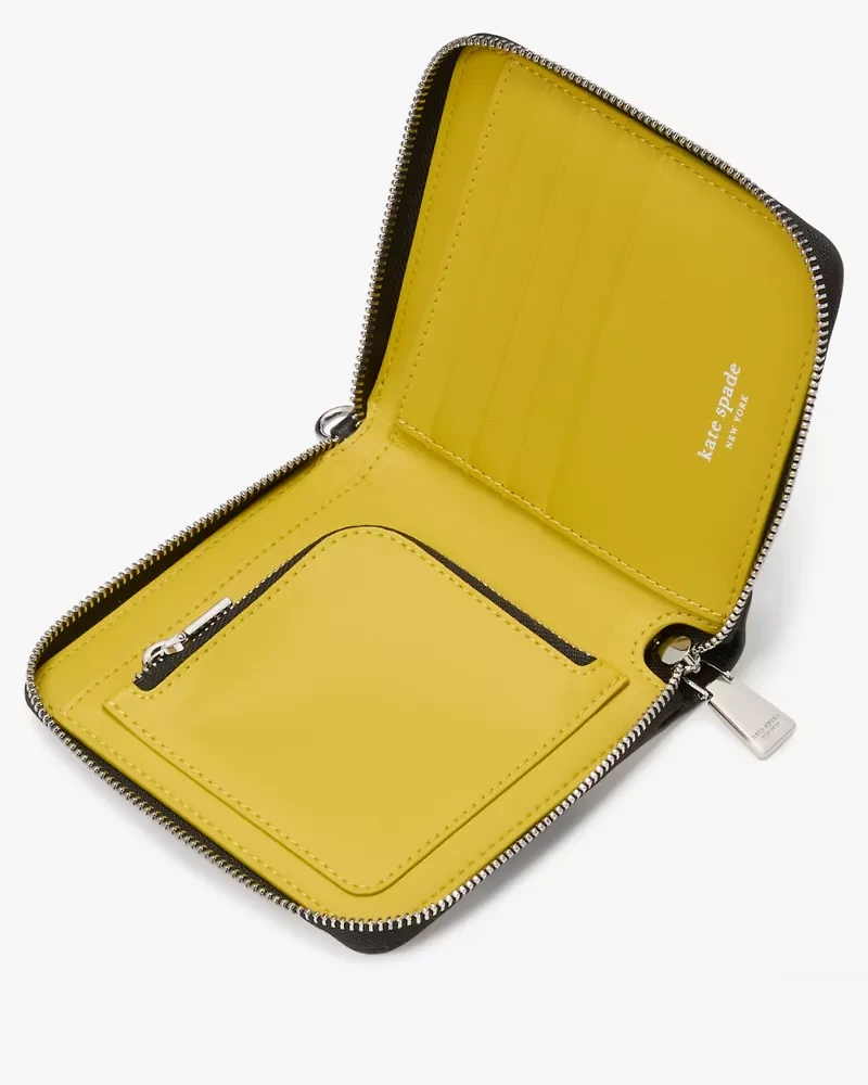 Label Small Compact Webbed Wristlet