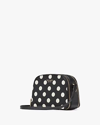 Devin Breezy Dot Double Zip Dome Crossbody