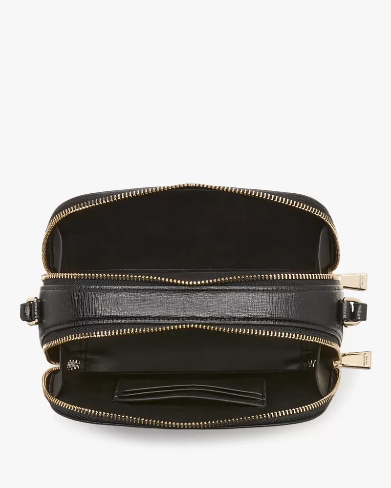 Devin Breezy Dot Double Zip Dome Crossbody