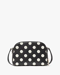 Devin Breezy Dot Double Zip Dome Crossbody