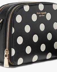 Devin Breezy Dot Double Zip Dome Crossbody