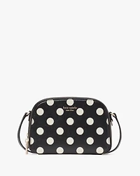 Devin Breezy Dot Double Zip Dome Crossbody