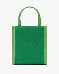 Manhattan Floral Appliqué Chenille Mini Tote