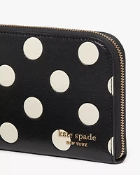 Devin Breezy Dot Zip Around Continental Wallet