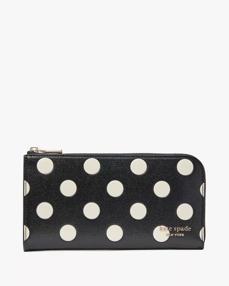 Devin Breezy Dot Zip Around Continental Wallet