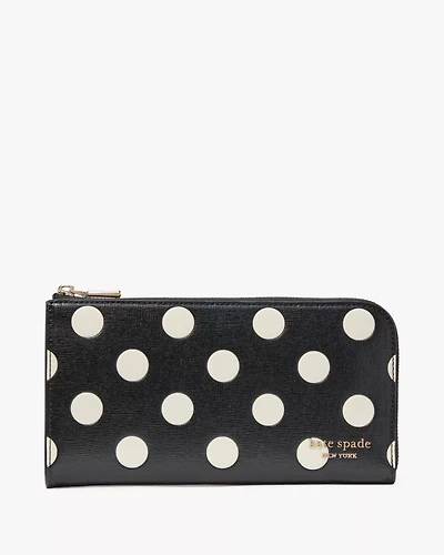 Devin Breezy Dot Zip Around Continental Wallet
