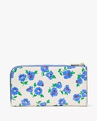 Devin Springtime Blooms Zip Around Continental Wallet