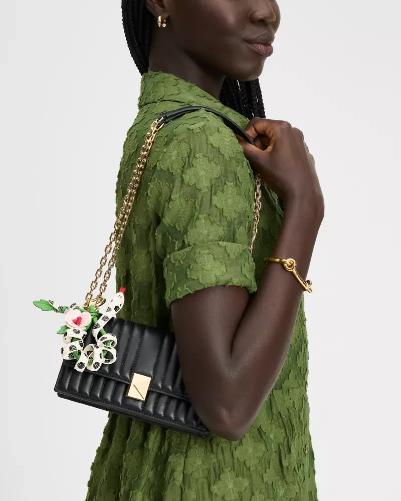 Deco Quilted Mini Flap Chain Crossbody