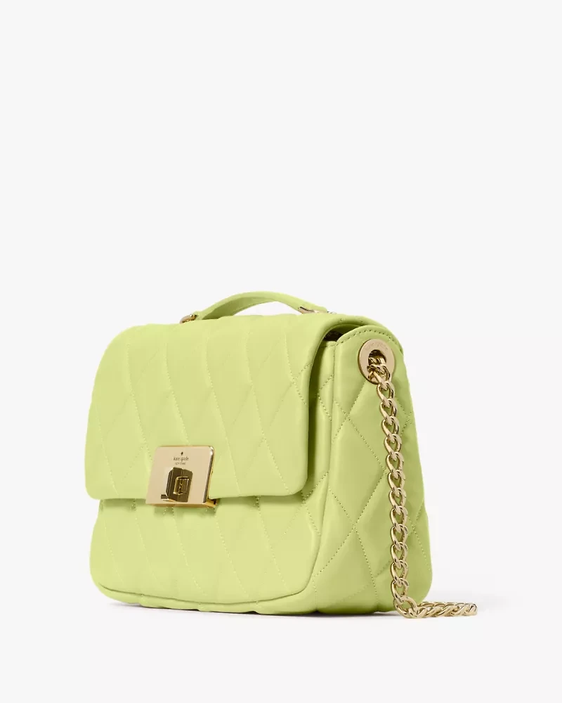Carey Quilted Small Flap Crossbody