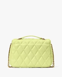 Carey Quilted Small Flap Crossbody
