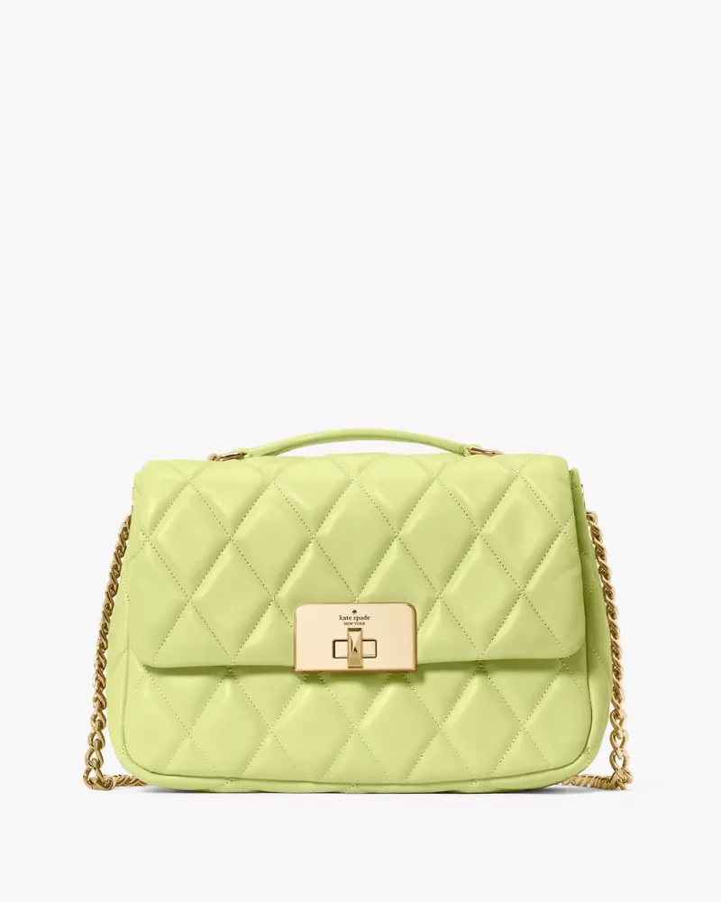 Carey Quilted Small Flap Crossbody