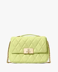 Carey Quilted Small Flap Crossbody