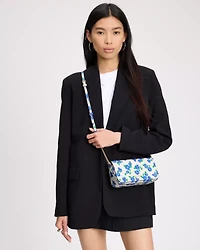 Devin Springtime Blooms Flap Chain Wallet