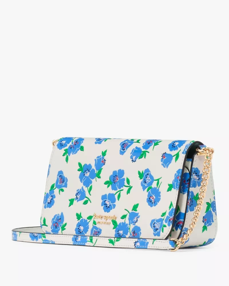Devin Springtime Blooms Flap Chain Wallet