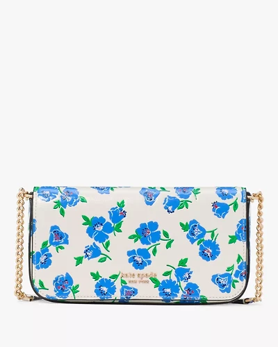 Devin Springtime Blooms Flap Chain Wallet