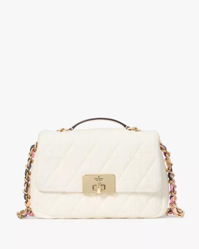 Carey Tweed Small Chain Crossbody