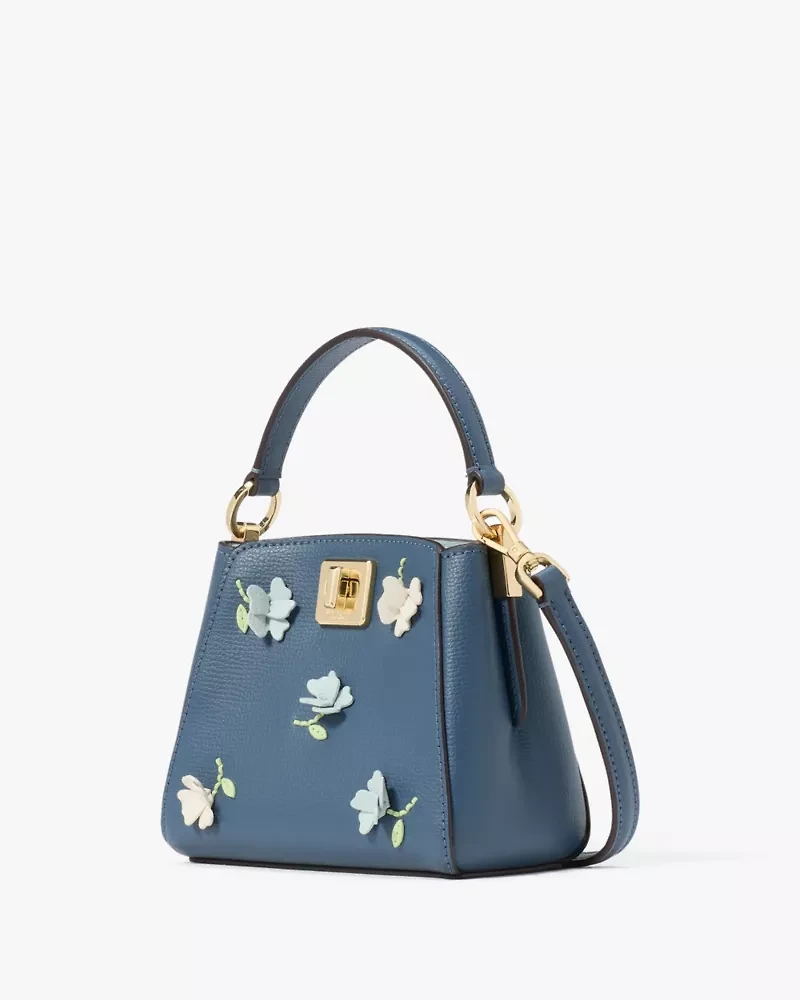 Phoebe Applique Mini Top Handle Crossbody