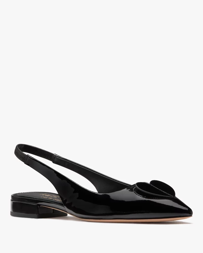 Lover Patent Slingback Flats
