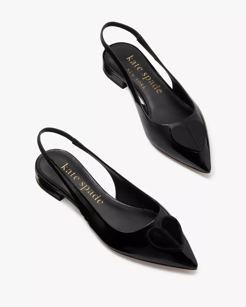 Lover Patent Slingback Flats