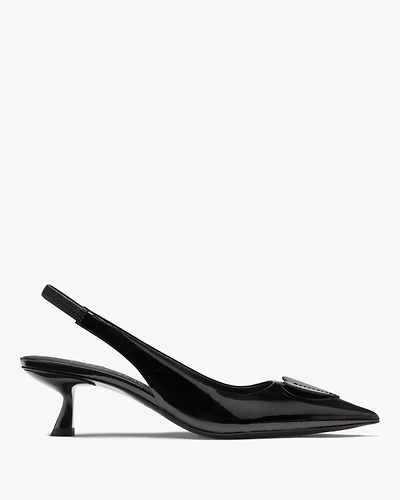 Lover Slingback Kitten Heel Pumps