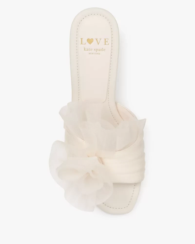 Flourish Tulle Heeled Sandals